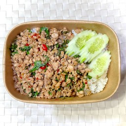 ข้าวกะเพราหมูสับ