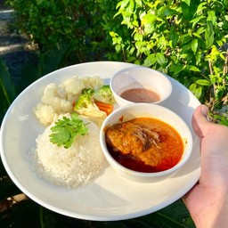 ข้าวแกงไก่+ไข่