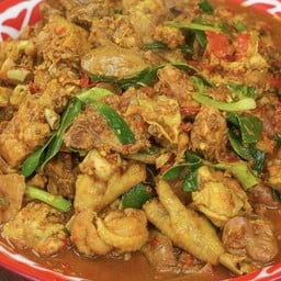 ข้าวราดไก่กระเต็ด(ไก่ใต้น้ำ)