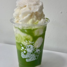 มะพร้าวนมสดปั่น x ชาเขียว