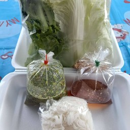 ชุดผัก+นำ้จิ้ม
