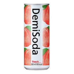 Demi Soda ( PEACH ) 250ml.