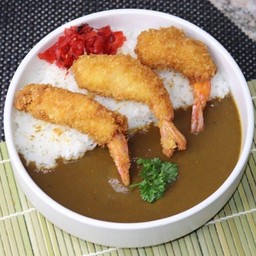 แกงกะหรี่กุ้งคัตสึ