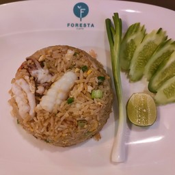 ข้าวผัดปลาหมึก (จานเล็ก)