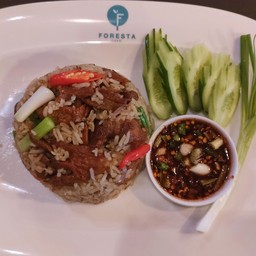 ข้าวผัดเนื้อแดดเดียว