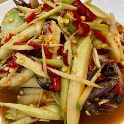 ตำมะม่วงปูปลาร้า