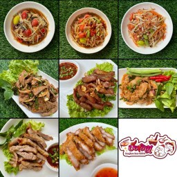 🌶️ ส้มตำ ลาบ ก้อย ยำ จิ้มจุ่ม รสเด็ด👍 บังเอิญ อีสาน⭐️ตามสั่ง ⭐️ จรัญ92
