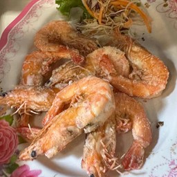 กุ้งอบเกลือ(5ตัว/1ที่)