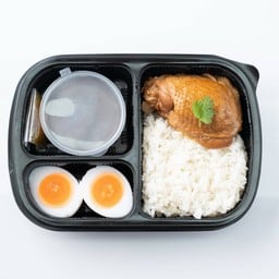 ข้าวไก่อบ+ไข่ เบนโตะ