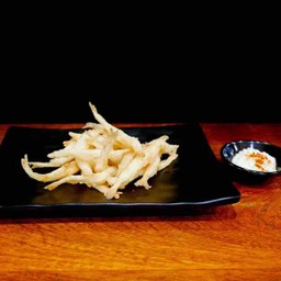 ปลาเงินทอดเทมปุระ.