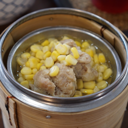 ติ่มซำหมูหน้าข้าวโพด มี2ชิ้น