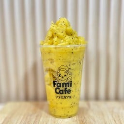 สัปปะรด+เสาวรสสมูทตี้ Pineapple+Passion fruit smoothie