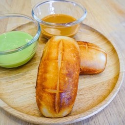 หมั่นโถว+นมข้น