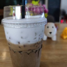 กาแฟคาปูชิโน่เย็น