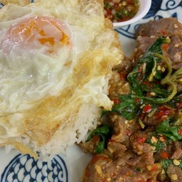 H3 ข้าวกะเพราเนื้อเปื่อย