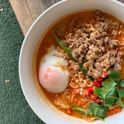 มาม่าต้มยำหมูสับนำ้ข้น