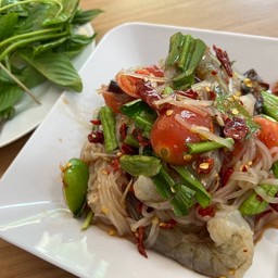 ตำกุ้งสดปลาร้า