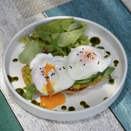 Lava guacamole toast