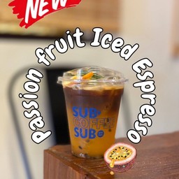 Passion fruit Iced Espresso