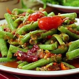 ส้มตำ - ถั่วผักยาว