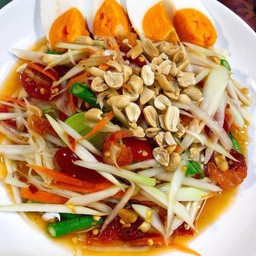 ตำไทย+ไข่เค็ม