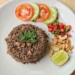ข้าวผัดหนำเลี้ยบหมูสับ