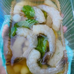 กุ้งแช่กับยำหอย ธัญบุรีคลอง 10