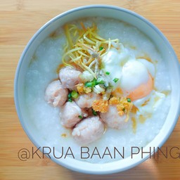 โจ๊กหมูล้วนใส่ไข่