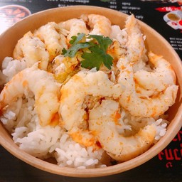 ข้าวกุ้งแกะ ไซส์M