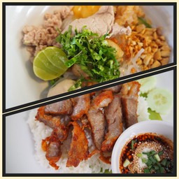 [เซตสุดฮิต] ก๋วยเตี๋ยวสุโขทัยต้มยำหมู + ข้าวหมูทอดสุขอุทัย