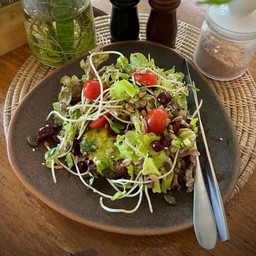 Smashed Avocado Sourdough with Salad