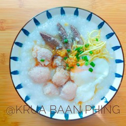 โจ๊กหมูใส่เครื่องใน ใส่ไข่