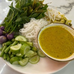 ขนมจีนน้ำยาปลาน้ำดอกไม้