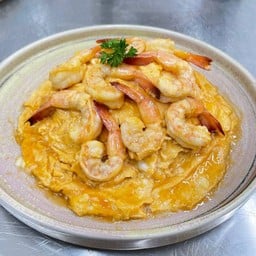 ข้าวไข่ข้นกุ้งล้น