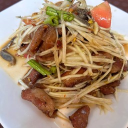 ตำหมูตกครกปูปลาร้า