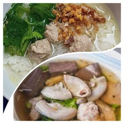 [เซตสุดฮิต] ต้มเลือดหมูน้ำใส + ข้าวต้มหมู