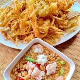 Fried Papaya Salad