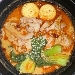 บะหมี่หยกหม่าล่าหมูสามชั้น