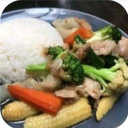 ข้าวผัดผักรวม