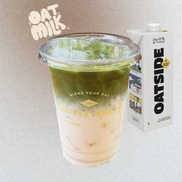 Oat milk มัทฉะลาเต้
