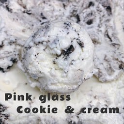 Pink glass ไอติมโฮมเมดชลบุรี
