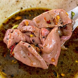 ตับเนื้อหมก(ลวกสะดุ้ง) ปรุงแซ่บ