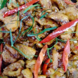 ผัดพริกกากหมู