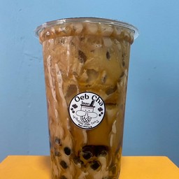 ชานมบราวน์ชูก้าไข่มุก (เมนูนี้มีไข่มุกและบราวส์แล้ว)