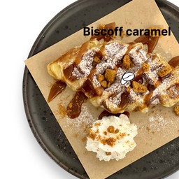 Biscoff Caramel Croffle