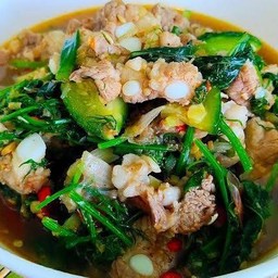 ข้าวสวย + แกงอ่อมซี่โครงหมู