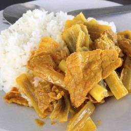 ข้าวราดแกง 1 อย่าง