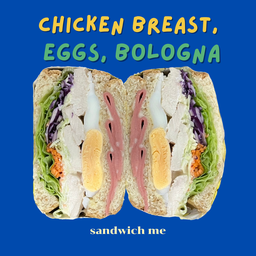 อกไก่นุ่ม ไข่นึ่ง โบโลน่า