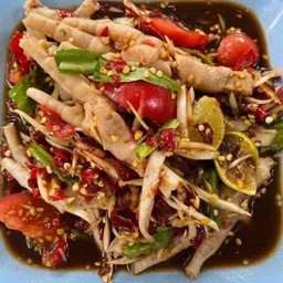 Papaya Salad with Chicken Feet
