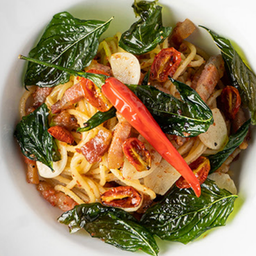 Guanciale Spaghetti AOP (สปาเก็ตตี้ผัดเบคอนกวนชาเล)